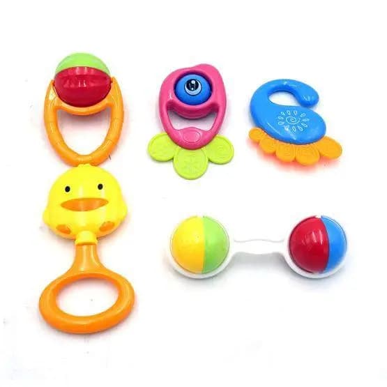 Rattle Toys 5 PC Set For Kids
