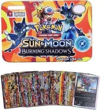 Pokemon Sun and Moon Metal Tin Box for Up to 50 Cards