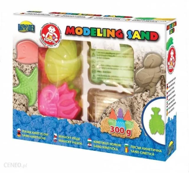 Kinetic Sand 300 gm With Shapes and Stencils