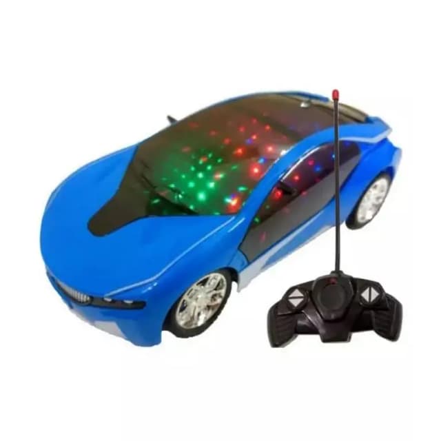 Rechargeable 3D Famous Car with Multicolor Lights and Full Function Remote Control