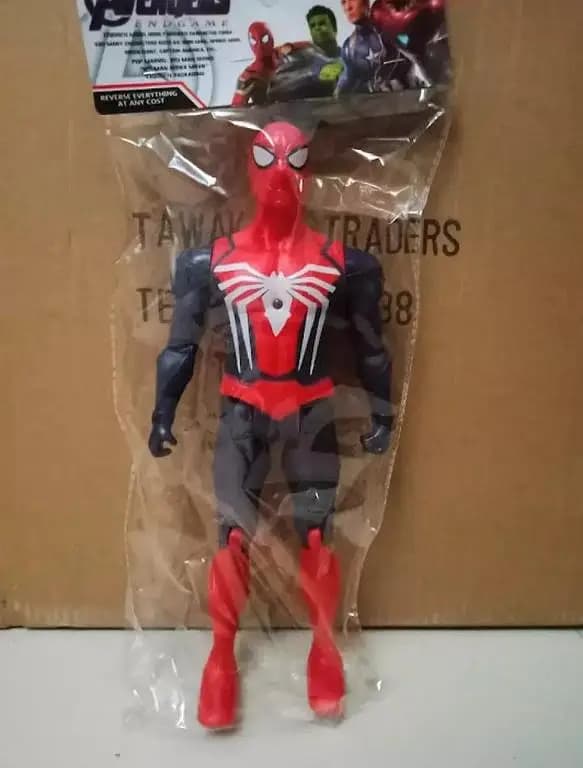 spider end game figure with moveable joints.