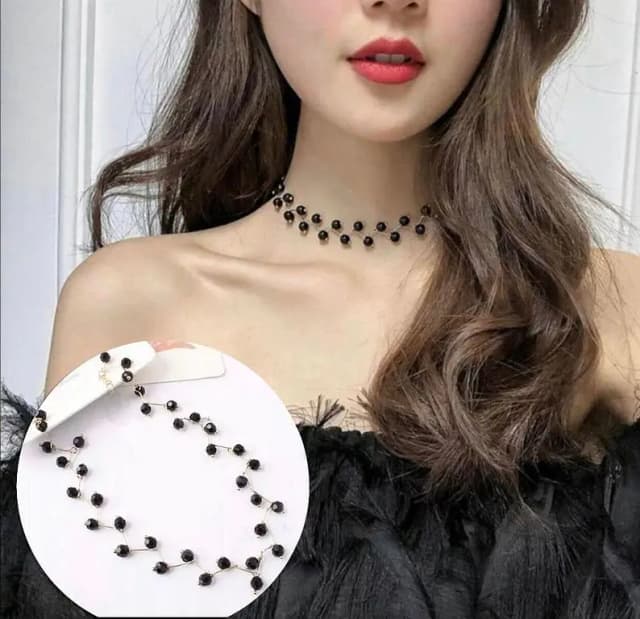 Korean Pearl Clavicle Chain Necklace for Girls