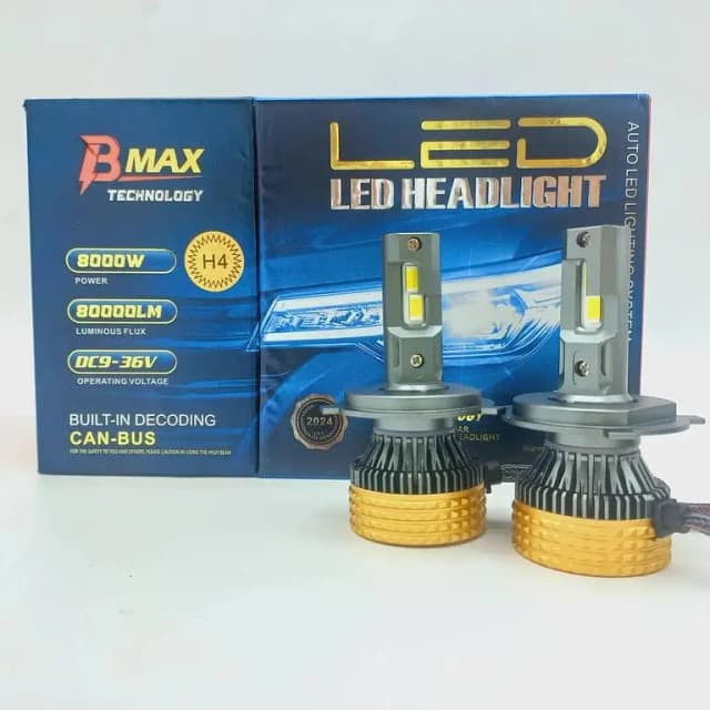 B-Max 500W LED Headlights for Cars and Motorcycles - Bright Modified Lighting