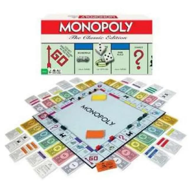 Monopoly Board Game Set for Children and Adults