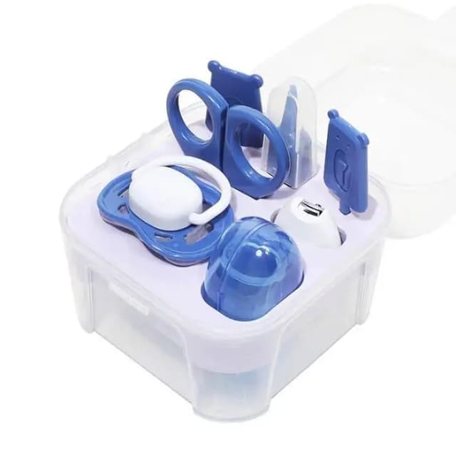 7-in-1 Baby Nail Care Set with Trimmer, Clipper, Scissors, and Travel Case