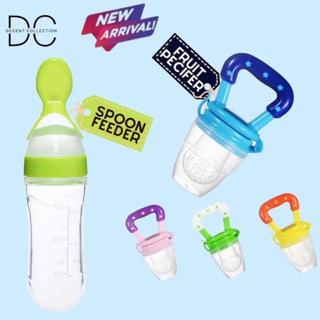 Silicone Baby Food Feeder Pacifier for Fruits and Vegetables - Baby Bite Chosni Model