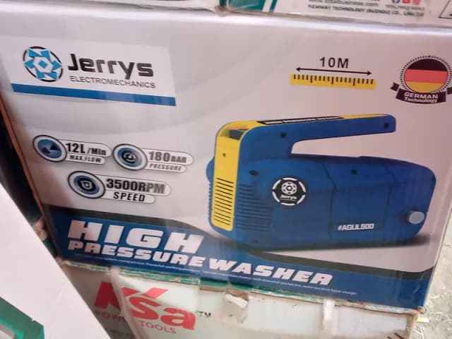 Jerry's High Pressure Car Washer Jet 180 Bar induction Motor