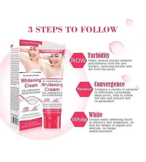 Pei Mei 3 Days whitening Cream For Sensitive Areas 50ml Active White
