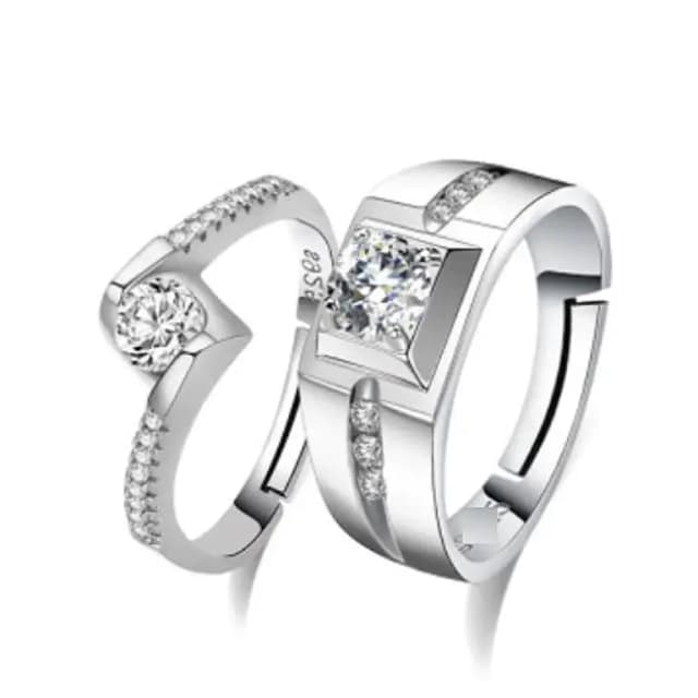 Eternal Bond Couple Rings - Matching Rings for Endless Love and Together Forever