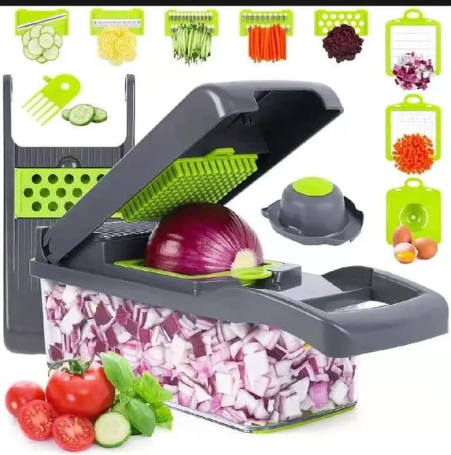 Imported) 12 in 1 Nicer Dicer Vegetable Cutter Kitchen Tool