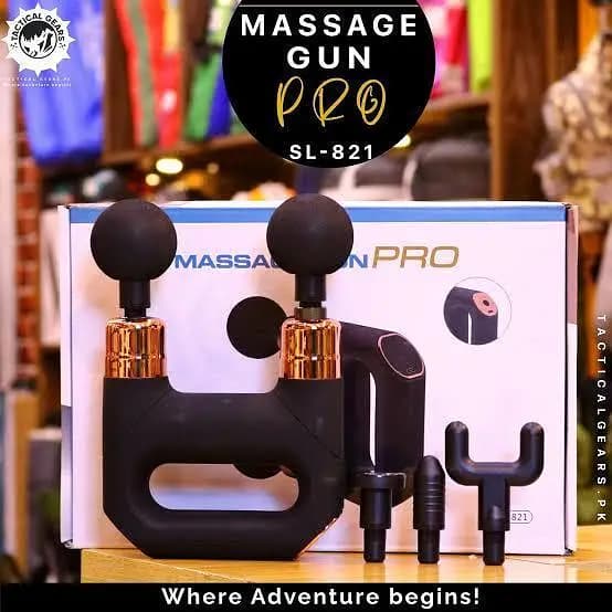 Wireless Massage Gun Pro - Deep Tissue Massage Tool with 8 Interchangeable Heads