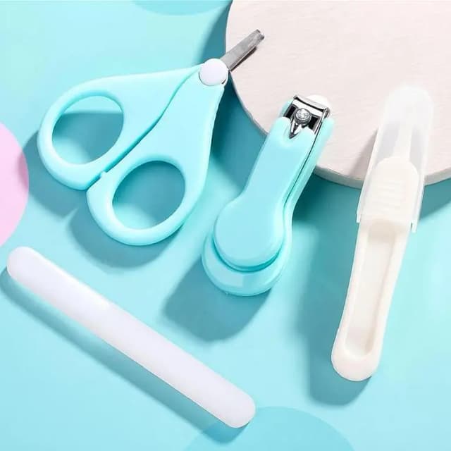 4-in-1 Baby Nail Care Set  Safe & Gentle Manicure Kit for Newborns