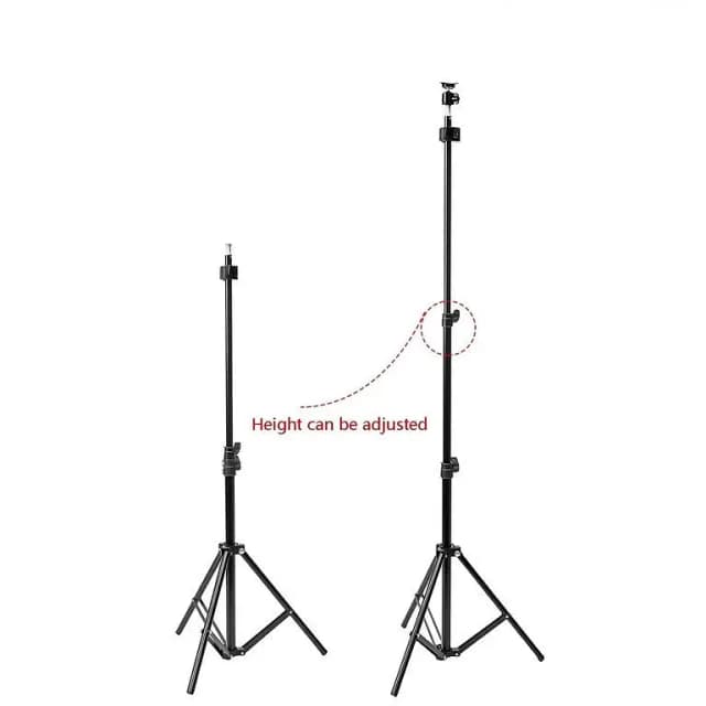 7-Foot Tripod Stand (2.1 M) for Ring Light – Quality Stand for Photography, TikTok, YouTube & Video Recording