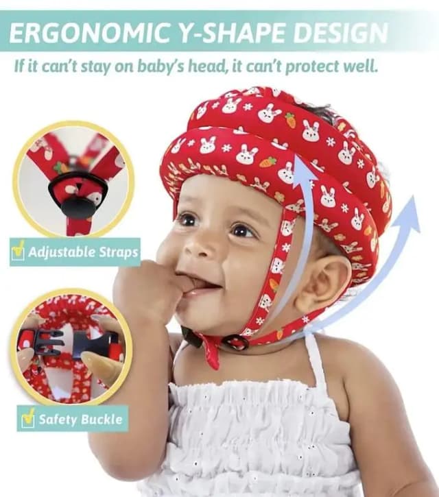 RN Baby Safety Helmet for Toddlers - Head Protection Headgear for Learning to Walk
