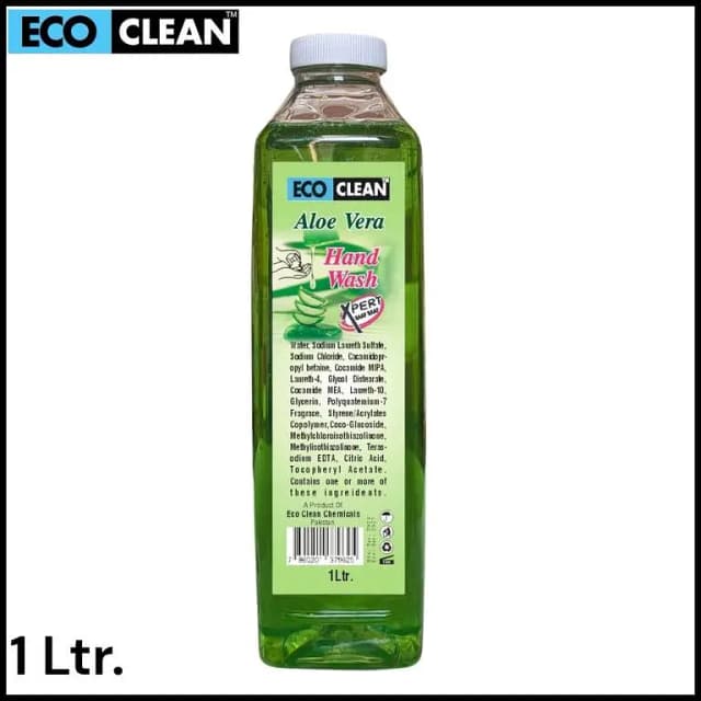 ECO CLEAN 1L Aloe Vera Handwash Liquid – Gentle and Long-Lasting for Skin