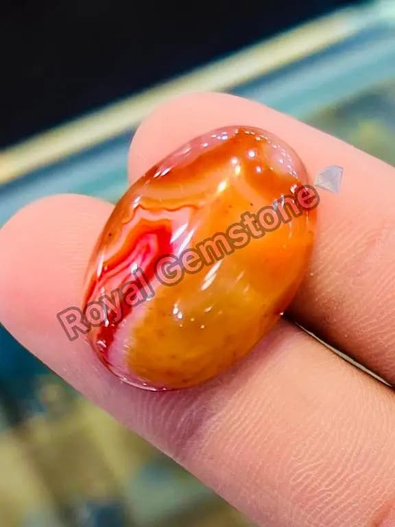 Netural Original Irani Sulemani Agate (Sulemani Haqeeq) Gemstone 37.5crt ± 1crt For Ring ,Bracelet,Pendant