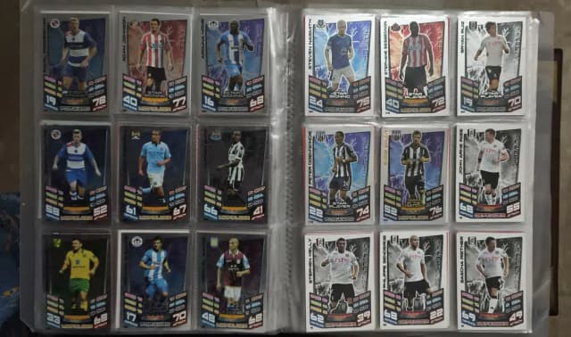 200 RARE Match Attax 12/13 football cards for Sale