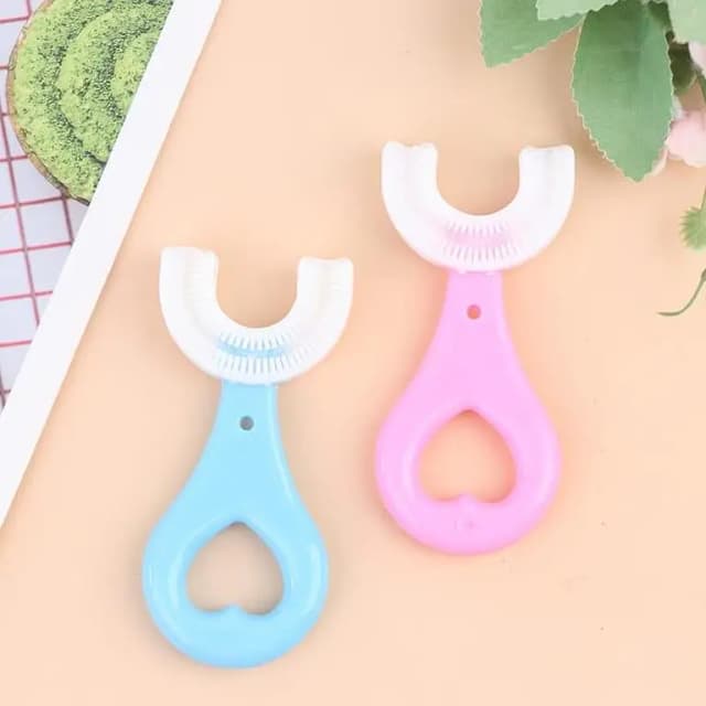 Baby Toothbursh Childern's Teeth Cleaning Bursh For Kids U Shaped