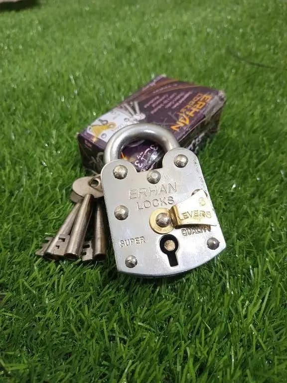 Pad Lock | Heavy Duty Aligarh Lock for Home, Shop & Office Security | Durable Aligarh Pad Lock with Keys