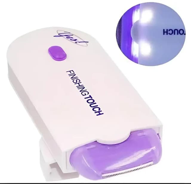 Rechargeable Painless Hair Remover Trimmer for Women | Gentle Touch Face and Body Groomer