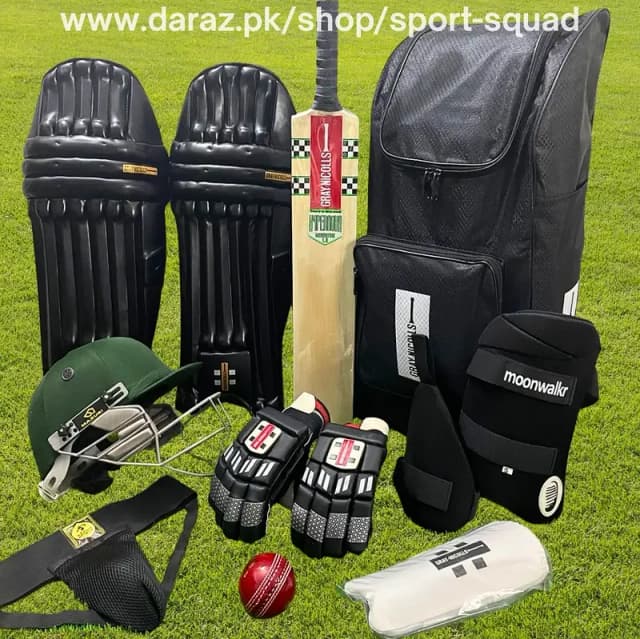 Black Edition Club Level Cricket Kit U19 – Complete Gear Set
