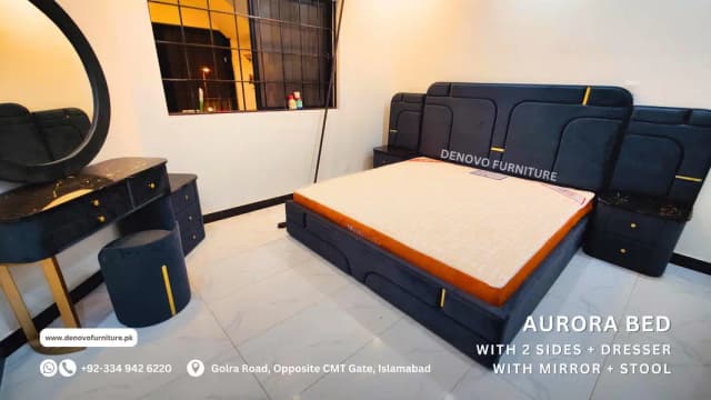 bed, bed set, poshish beds, bedroom furniture, king size bed,