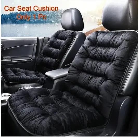 Car Seat Cushion Velvet Fabric size 21x43 inches 1 Pc