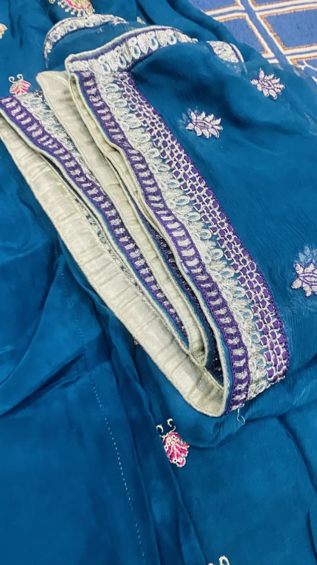 3 piece Raw Silk suit