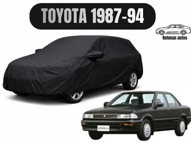 Toyota Corolla (1987–1994) Single Layer Car Top Cover | Dust & Sun Protection | Lightweight & Easy Fit