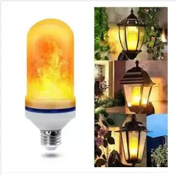 RN LED Flickering Fire Bulb with Dynamic Flame Effect
