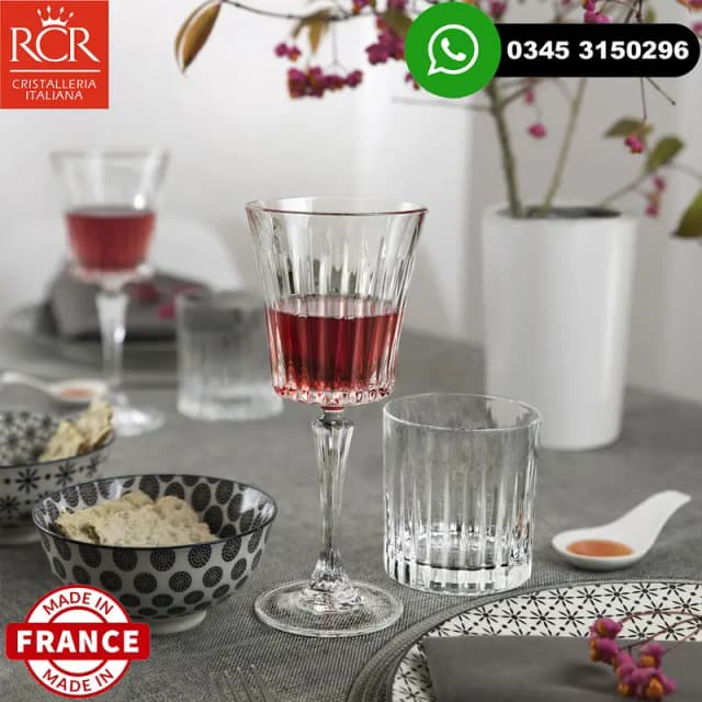 Italian style Premium Juice and Water Glasses
