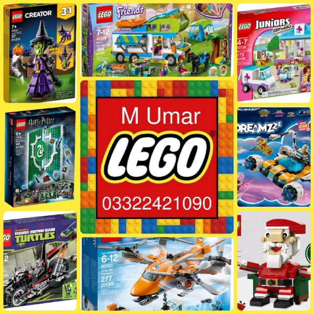 "M Umar "LEGO Set's Different Prizes Different Sizes Made in Denmark