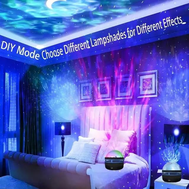 Q6 Mini LED Starry Projection Light with Remote