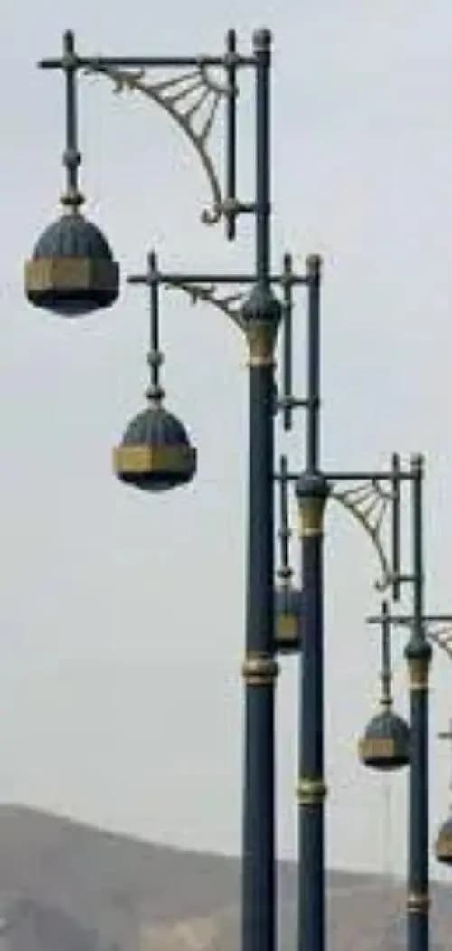 Solar street lights pole