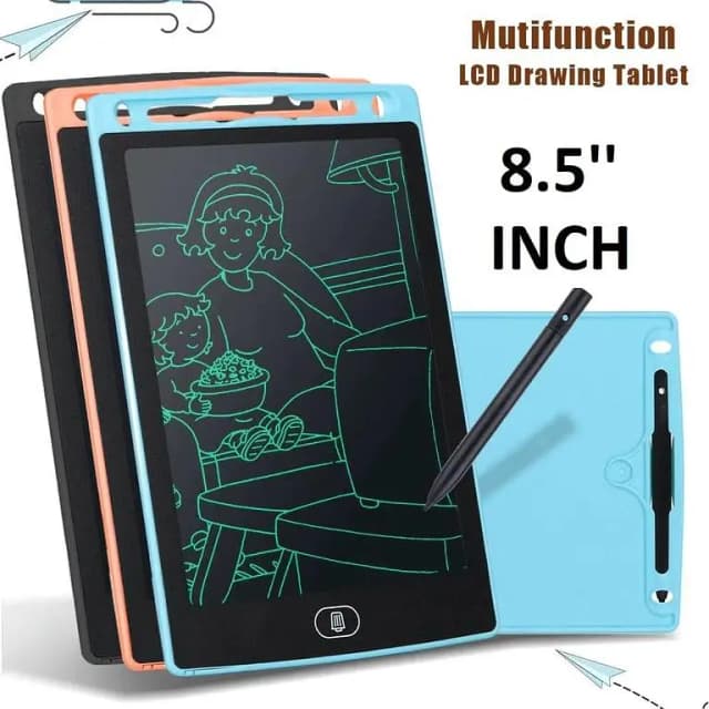 8.5 Inch LCD Writing Tablet Electronic Slate E-writer Digital Memo Pad Erasable Writing Board Learning Toys And Gadgets For Educational And Daily Life Routine Notebook Purpose