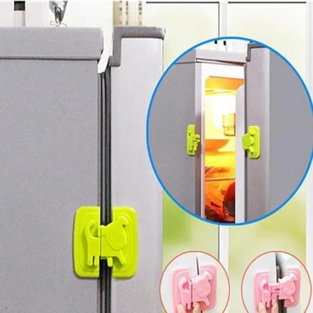 Fridge Security Safety Lock – Toddler Safe, Non-Toxic, Cartoon-Style