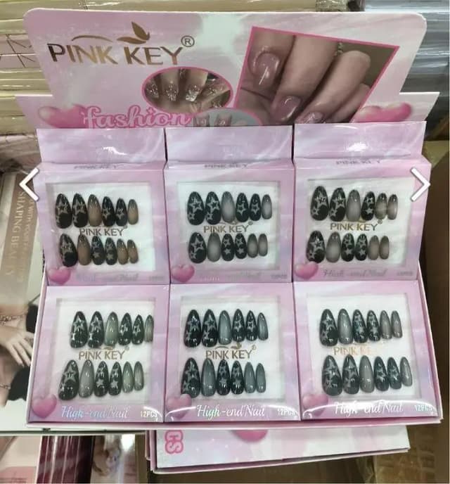Artificial Nails – 12 PCS | Reusable Fashion Nail Tips