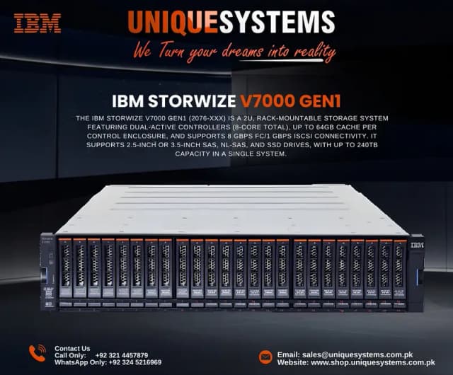 IBM Storwize V7000 Gen1 – Enterprise SAN Storage | server  IBM