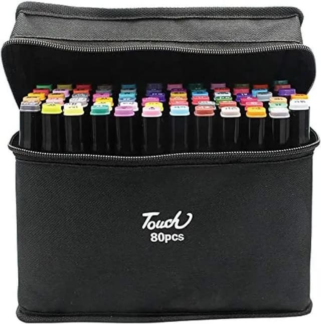 24pcs Set of Copic Twin Double-Headed Sketch Markers for Drawing and Illustration