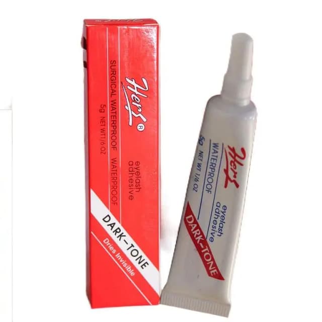 Hers Dark Tone Eyelash Glue, 7 Gram