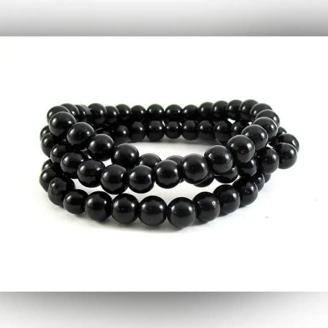 Trendy Black Beads Multi-Layer Bracelet for Boys and Girls