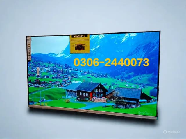 55" VIDAA HISENSE 4k UHD Fiberglass Metal body 2026 model