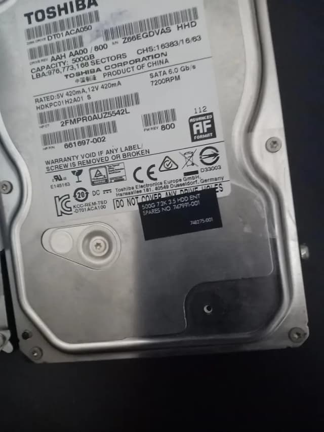 Desktop HDD