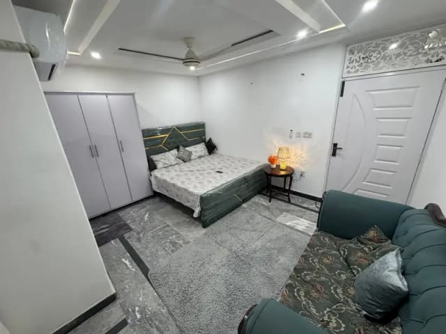 One bed room furnished flat available for rent