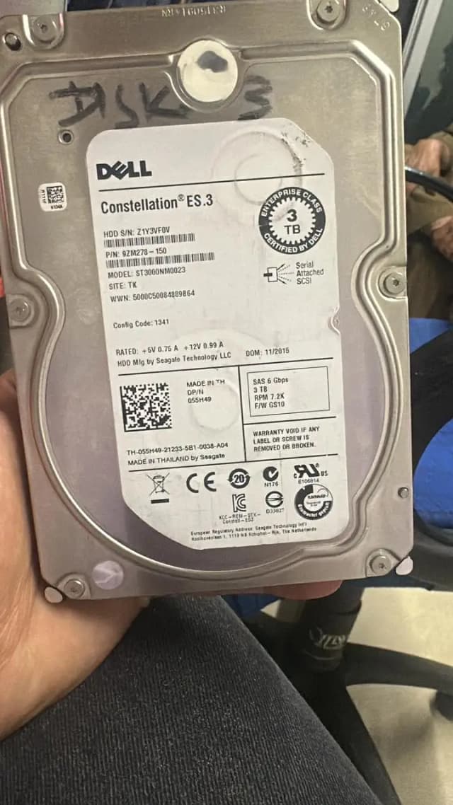 3 TB SAS SERVER HARD DISK FOR SALE