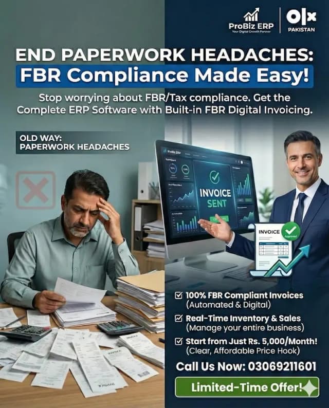 FBR Digital Invoicing Software | Online & Offline | Fully Customizable