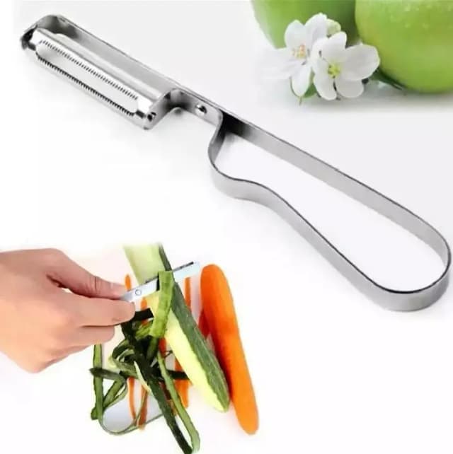 Peeler Cutter Vegetable Peelers for Kitchen Peeler Stainless Steel Multi-function Vegetable Peeler - Potato Peeler Cabbage Shredder - Grape Peeler and Orange Peeler Tool - 1Pc