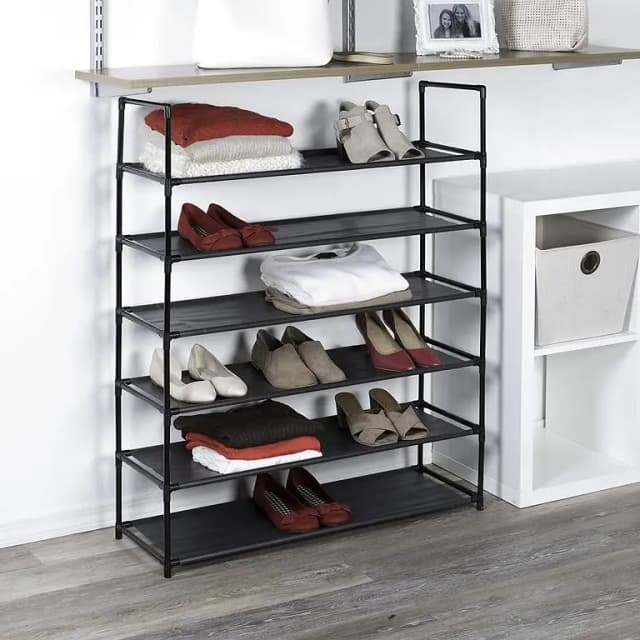 Adjustable Multi-Layer Shoe Rack for Home and Office - Available in 3 to 10 Layers