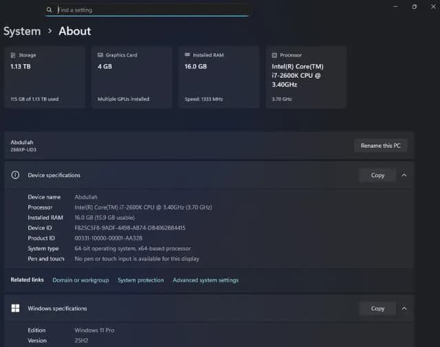 Intel Core i7 Desktop PC | 16GB RAM | SSD + HDD | Windows 11 Pro