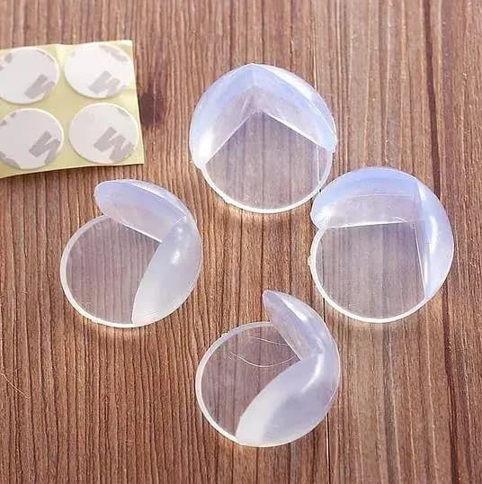 Set Of 4 Bubble Table Corner Protector, Round Child Safety Edge Protector, Baby Proofing Table Corner Guards